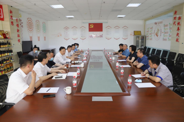 鄒平市委副書記、市長(zhǎng)張謙來山東三星集團(tuán)調(diào)研